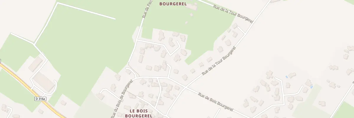 Plan du 14 Rue de Pen Pouleu à Baden