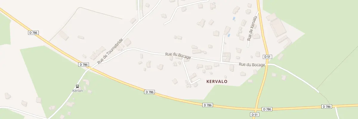 Plan du 2 Imp du Bocage à Tréveneuc