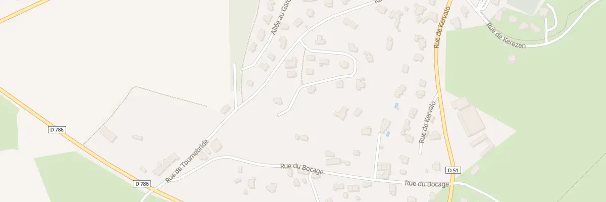 Plan du 24 All du Bosquet à Tréveneuc