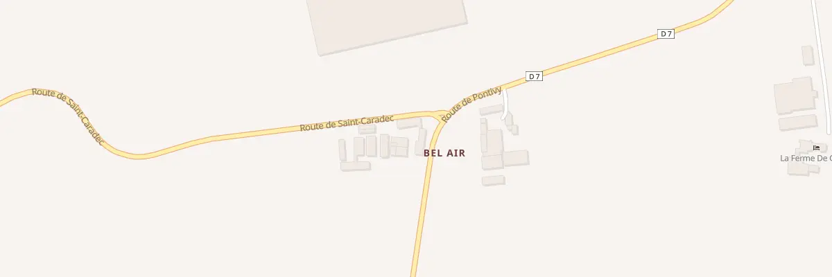 Plan du 2 Bel Air à Saint-Caradec