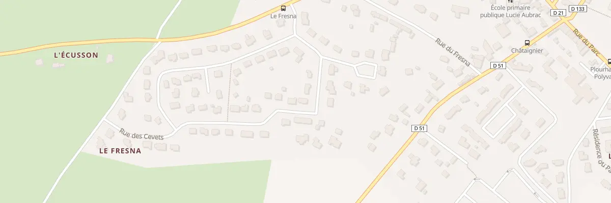 Plan du 10 Rue des Cévets à Plourhan