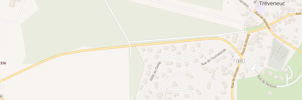 Plan du 18 All au Garde à Tréveneuc
