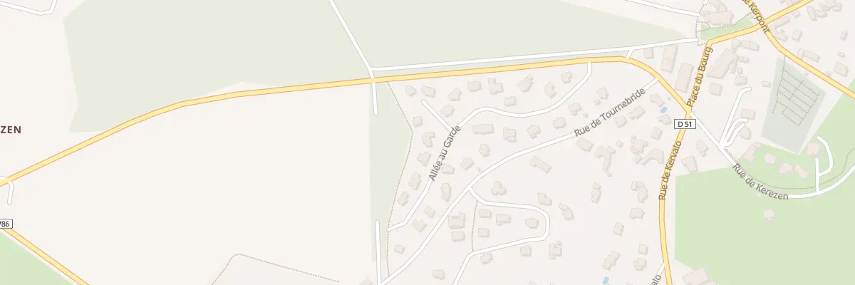 Plan du 24 All au Garde à Tréveneuc