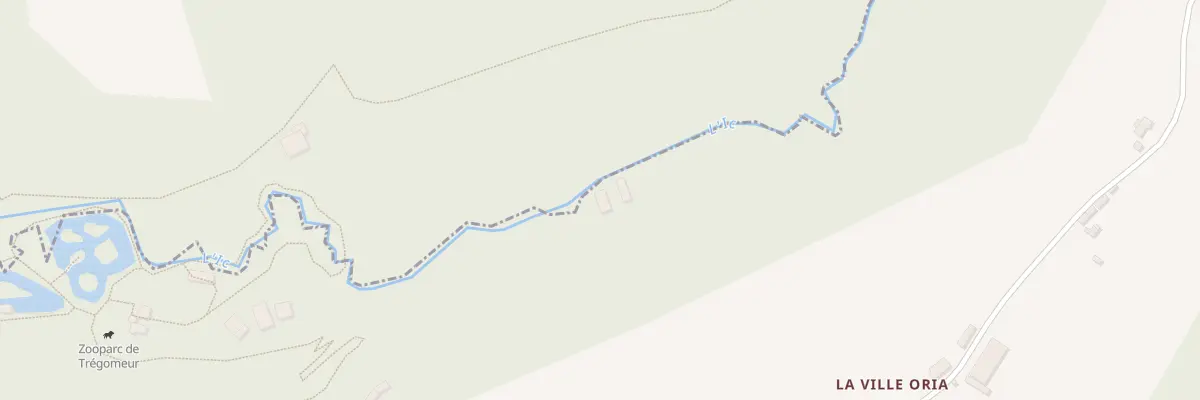 Plan du 1A Moulin de la Harmoye à Trégomeur