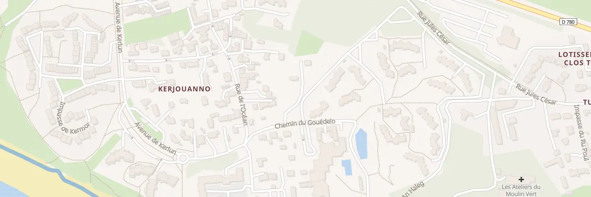 Plan du 7740 Che du Gouédélo à Arzon