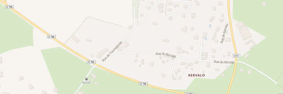 Plan du 8 Le Bosquet à Tréveneuc