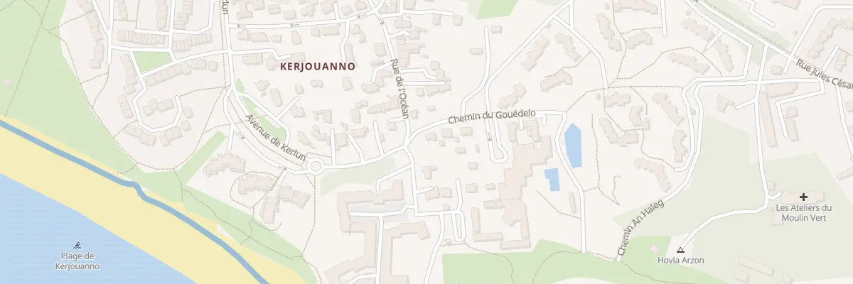 Plan du 58 Rue de l’Océan à Arzon