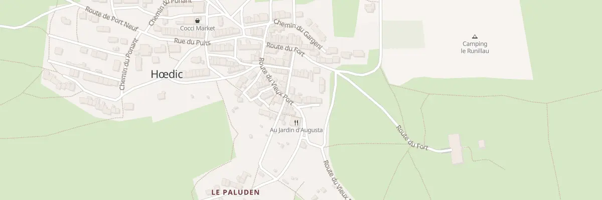 Plan du 21 Rte du Vieux Port à Hœdic