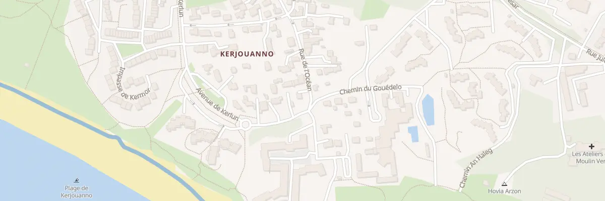 Plan du 27 Rue de l’Océan à Arzon
