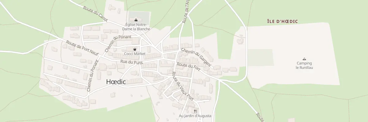 Plan du 5004 Le Bourg à Hœdic