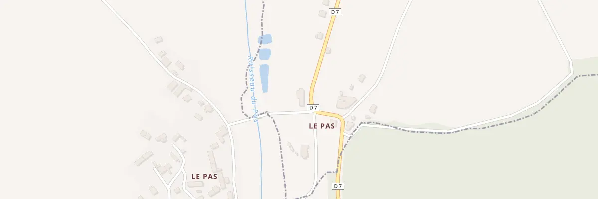 Plan du 24 Le Pas à Saint-Brandan