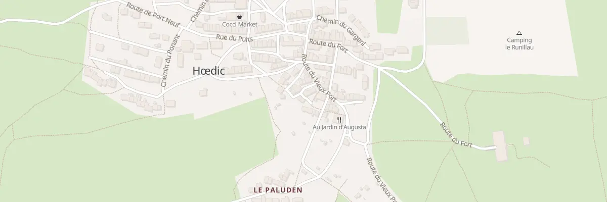 Plan du 5120 Le Bourg à Hœdic