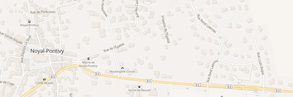 Plan du 14 Rue de l’Égalité à Noyal-Pontivy