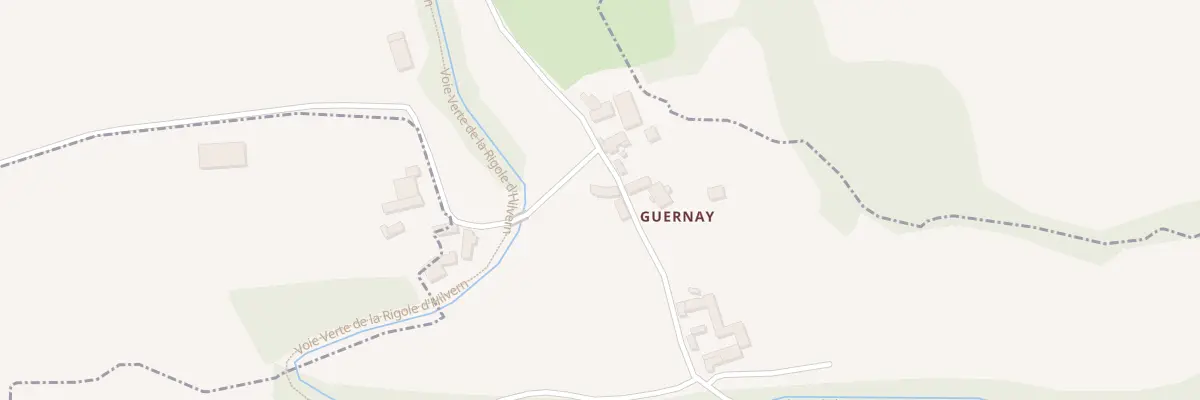 Plan du 3 Guernay à Saint-Caradec