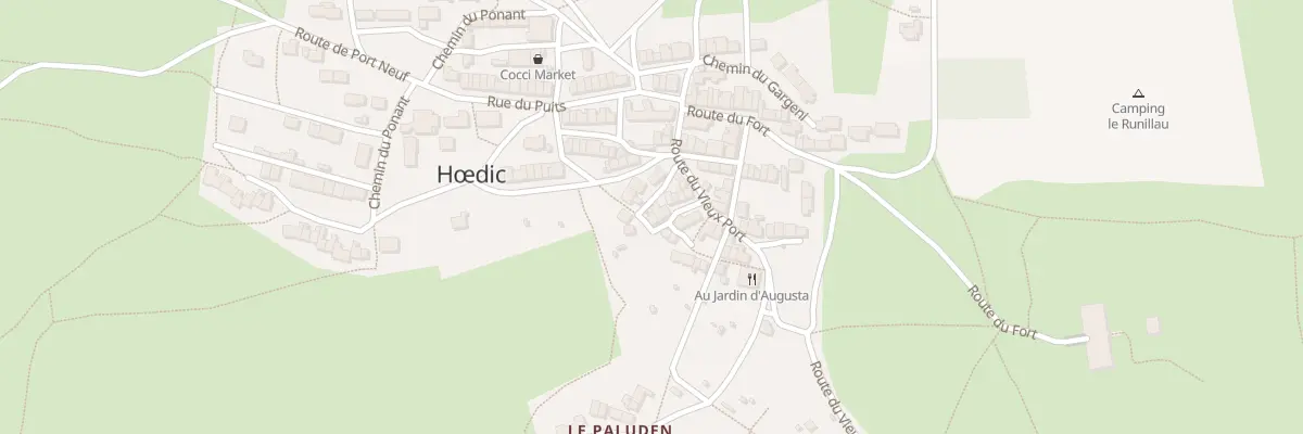 Plan du 5048 Le Bourg à Hœdic