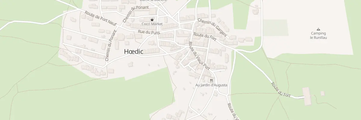 Plan du 5201 Le Bourg à Hœdic