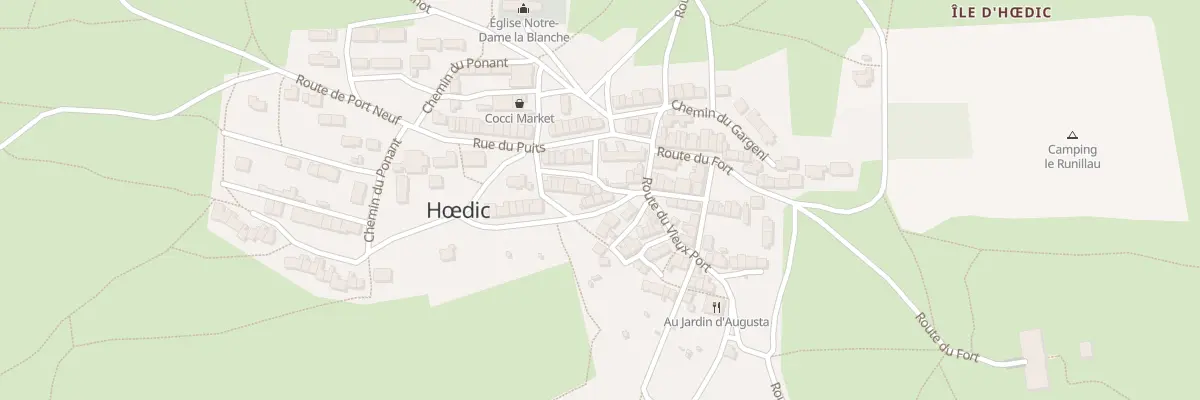 Plan du 5166 Le Bourg à Hœdic