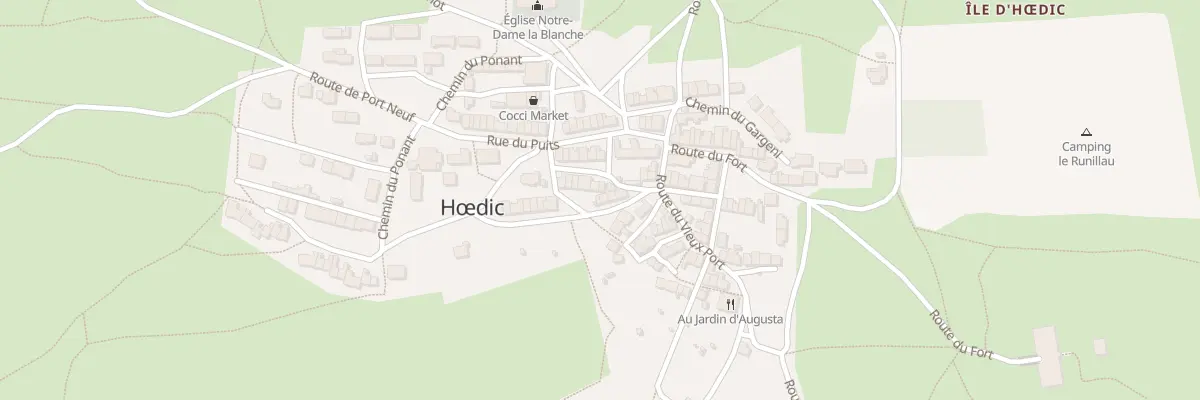 Plan du 5196 Le Bourg à Hœdic