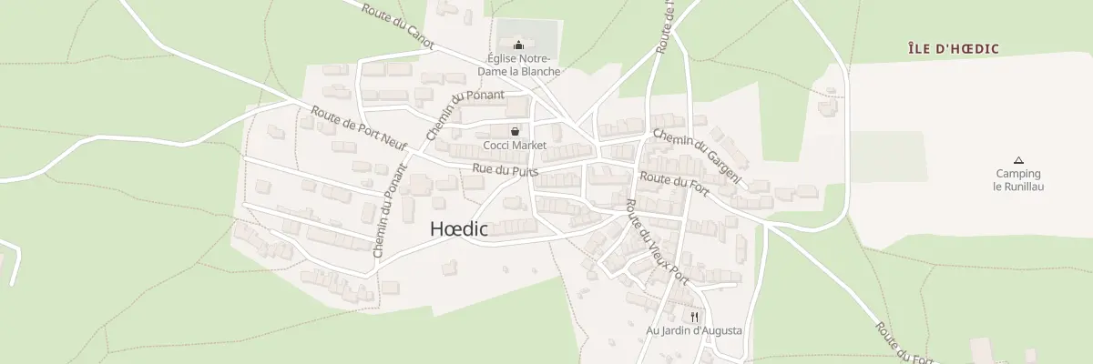 Plan du 5066 Le Bourg à Hœdic