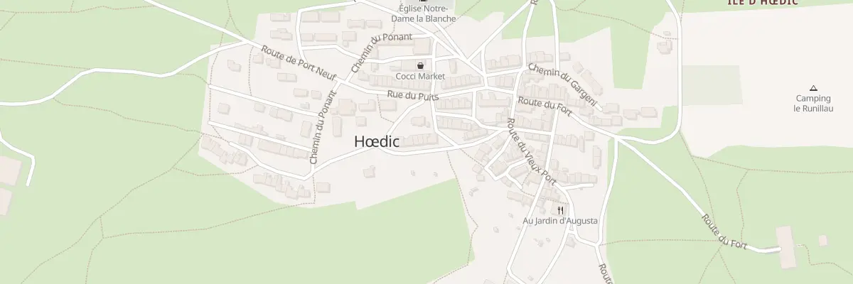 Plan du 5075 Le Bourg à Hœdic