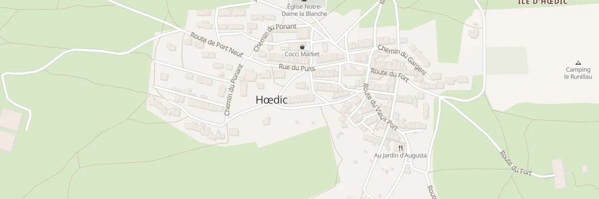 Plan du 5077 Le Bourg à Hœdic