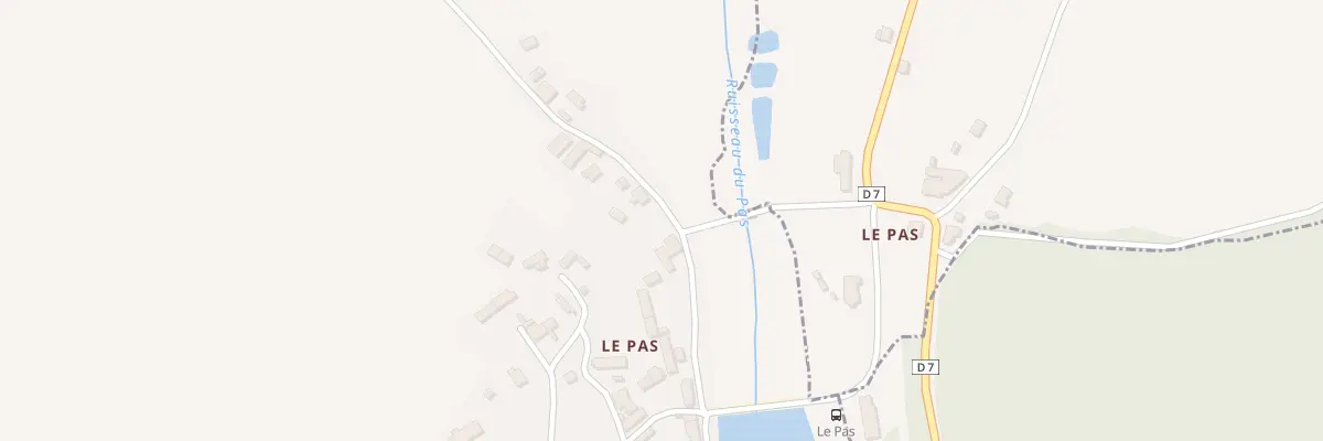 Plan du 35 Le Pas à Lanfains