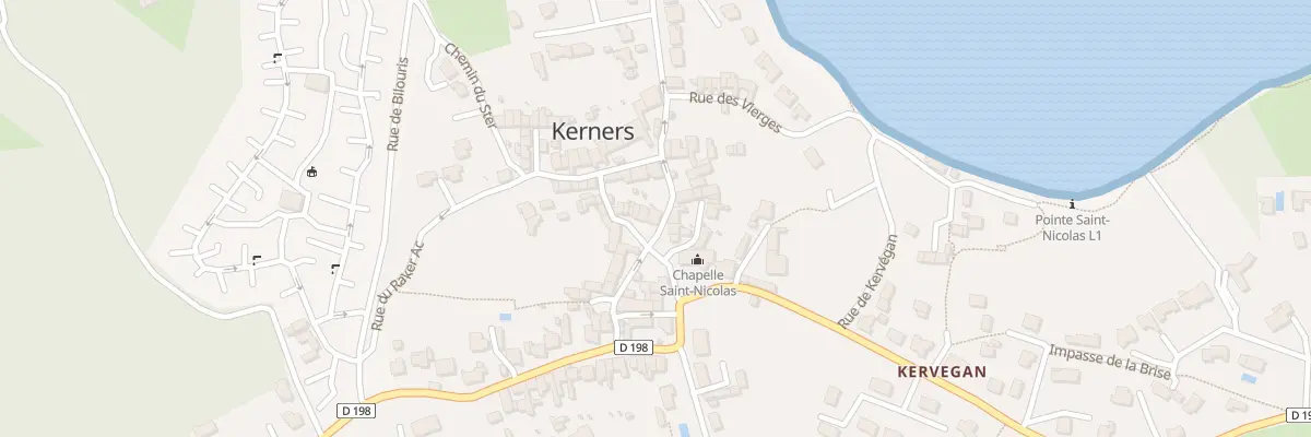 Plan du 1 Rue du Pressoir à Arzon