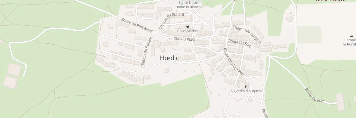 Plan du 5080 Le Bourg à Hœdic