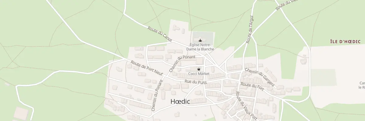 Plan du 5150 Le Bourg à Hœdic