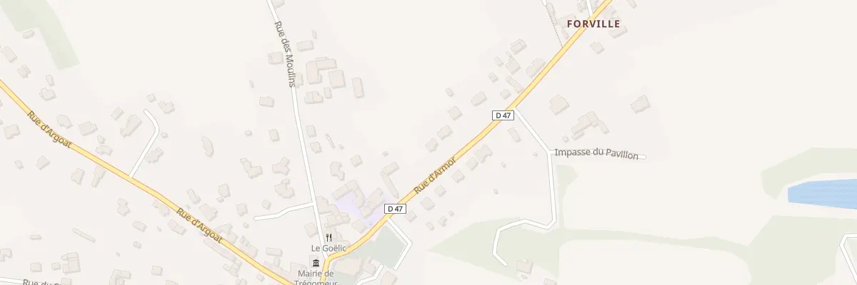 Plan du 17 Rue d’Armor à Trégomeur