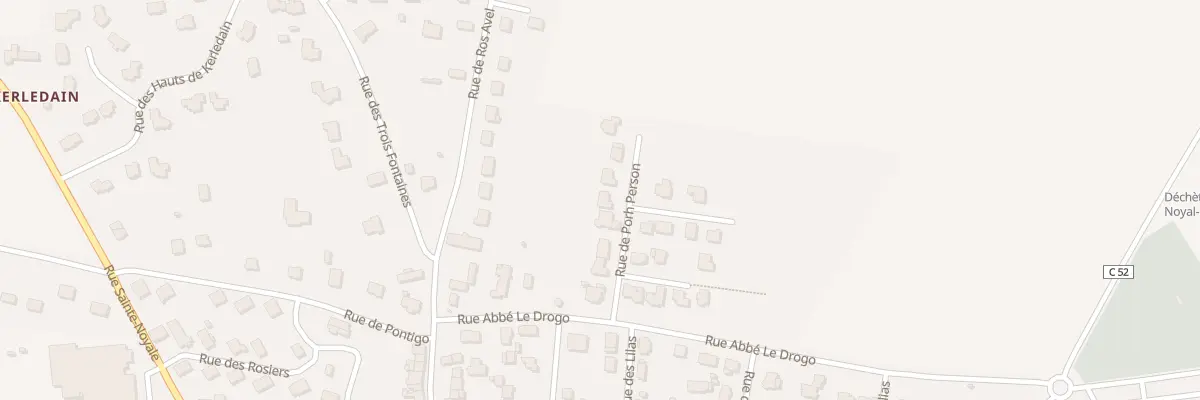 Plan du 5248F Rue de Porh Person à Noyal-Pontivy