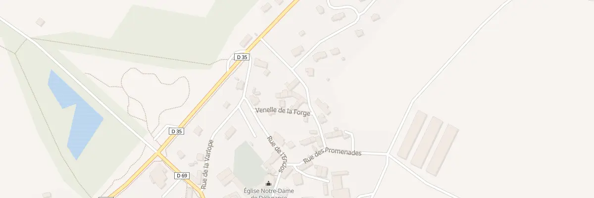Plan du 5 Ven de la Forge au Quillio