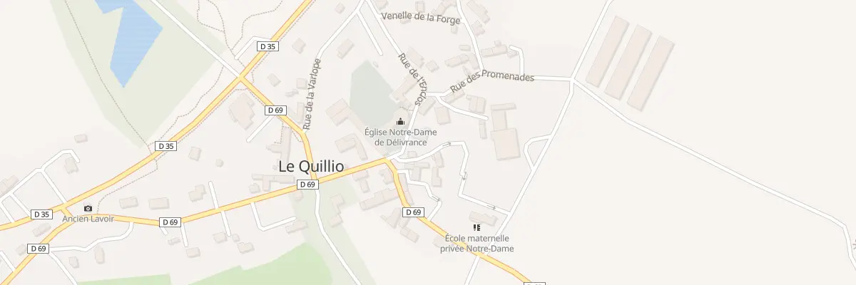 Plan du 4 Rue de l’Enclos au Quillio