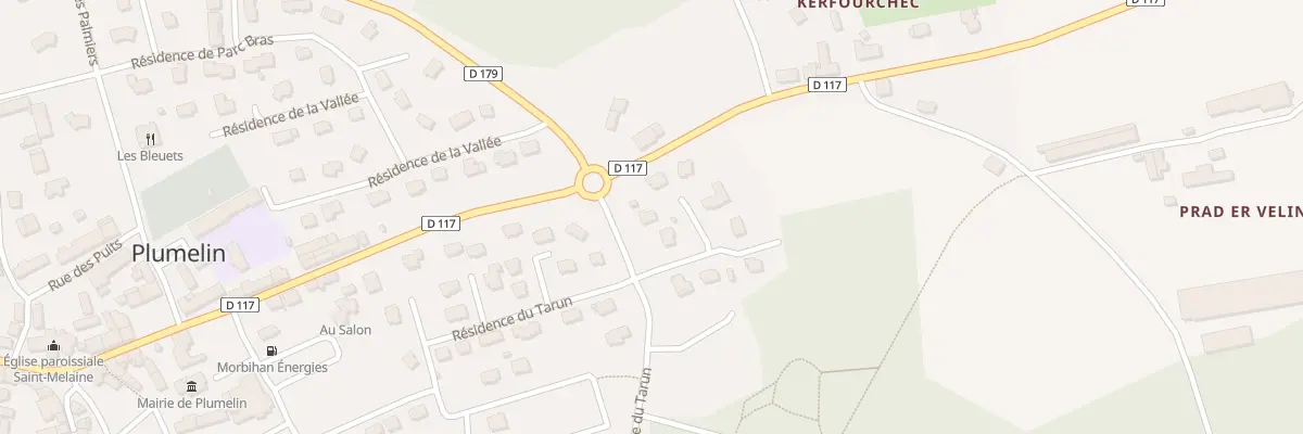 Plan du 3 Res de Kerentrée à Plumelin
