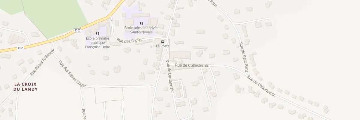 Plan du 5 Rue de Collesternic à Noyal-Pontivy