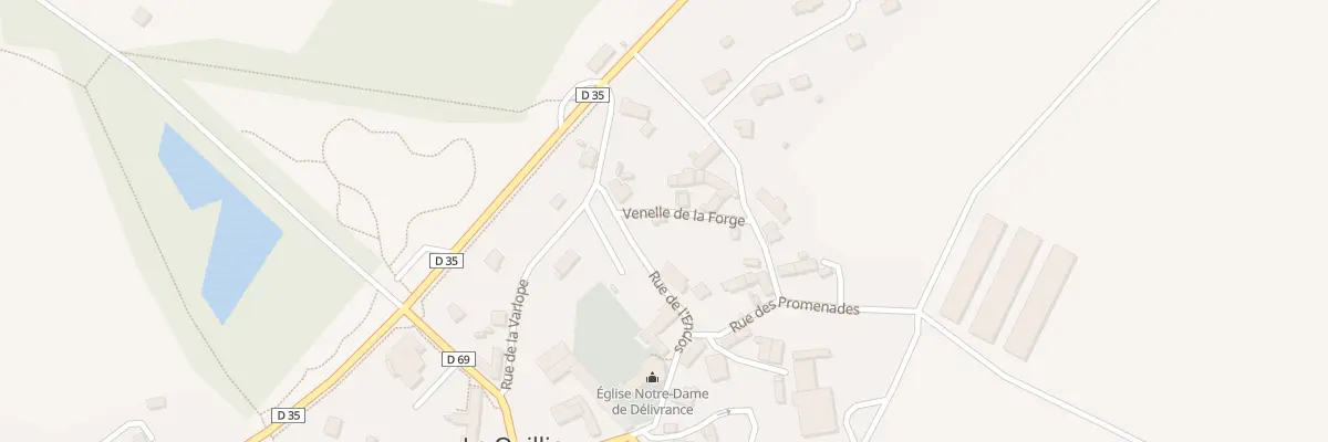 Plan du 2 Ven de la Forge au Quillio