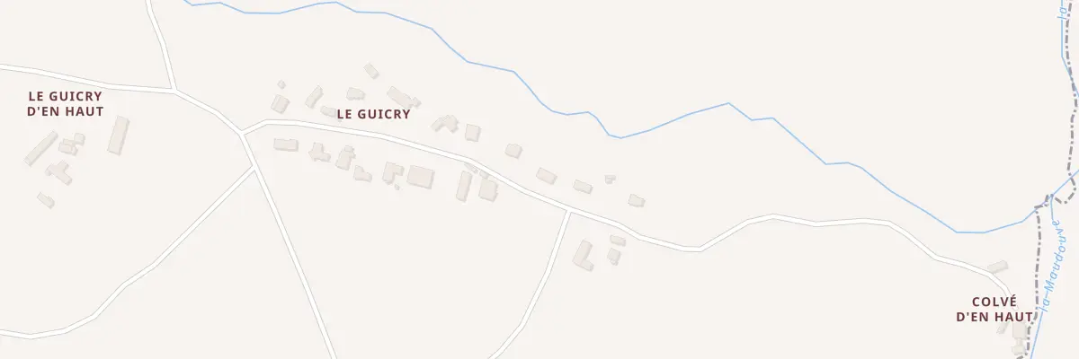 Plan du 29 Le Guicry à Saint-Donan