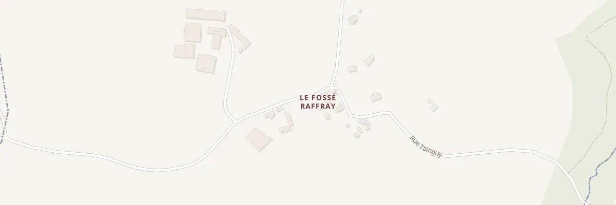 Plan du 9 Le Fossé Raffray à Trégomeur