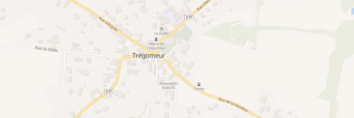 Plan du 7 Rue du Pont Vert à Trégomeur