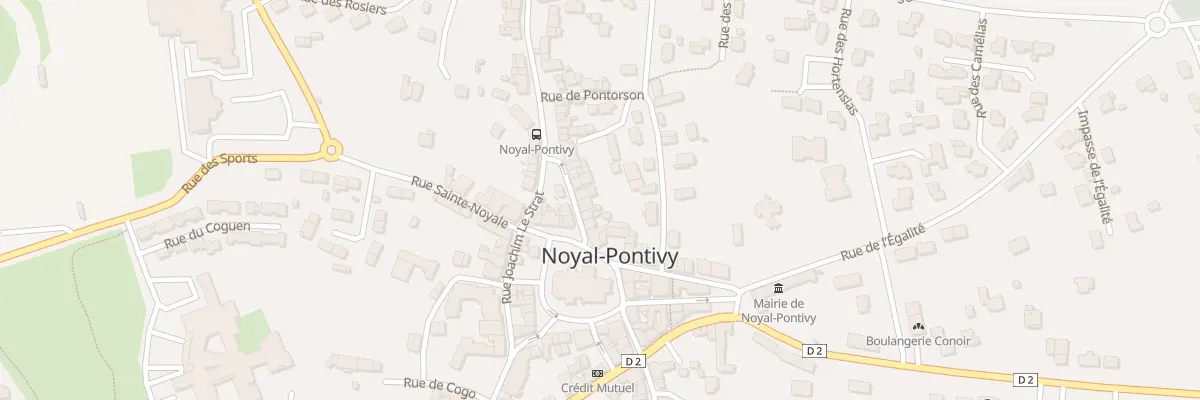 Plan du 6 Rue du Pere Le Texier à Noyal-Pontivy