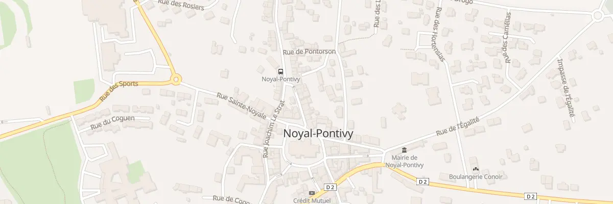 Plan du 8 Rue du Pere Le Texier à Noyal-Pontivy