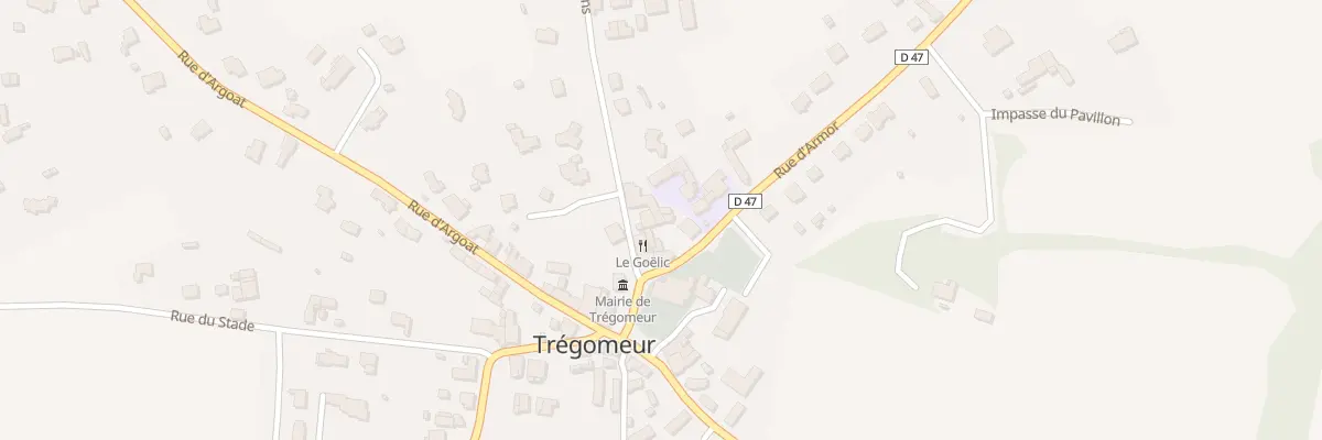 Plan du 3 Rue d’Armor à Trégomeur