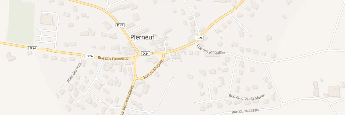 Plan du 1 All Gourien à Plerneuf