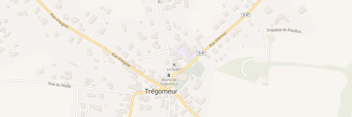 Plan du 6A Rue des Moulins à Trégomeur