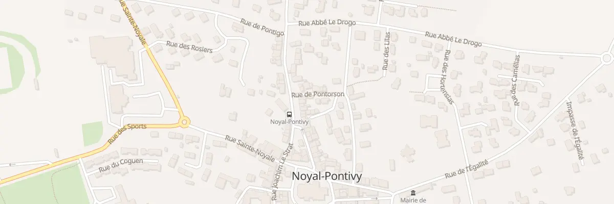 Plan du 28B Rue du Pere Le Texier à Pontivy