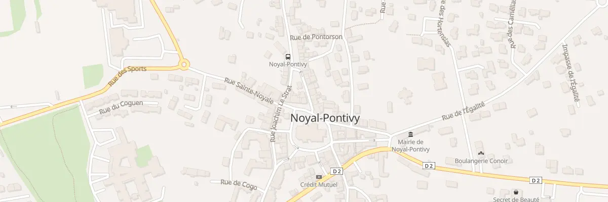 Plan du 1 Rue du Pere Le Texier à Noyal-Pontivy