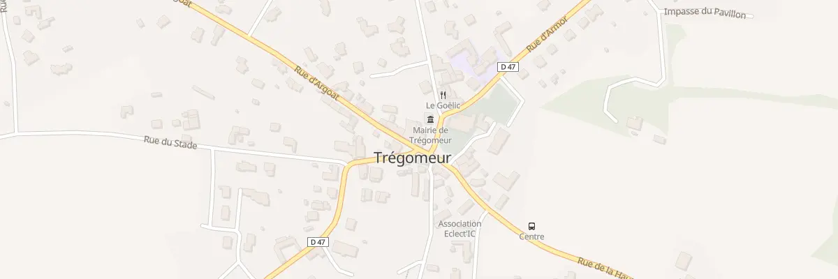 Plan du 2 Rue d’Argoat à Trégomeur