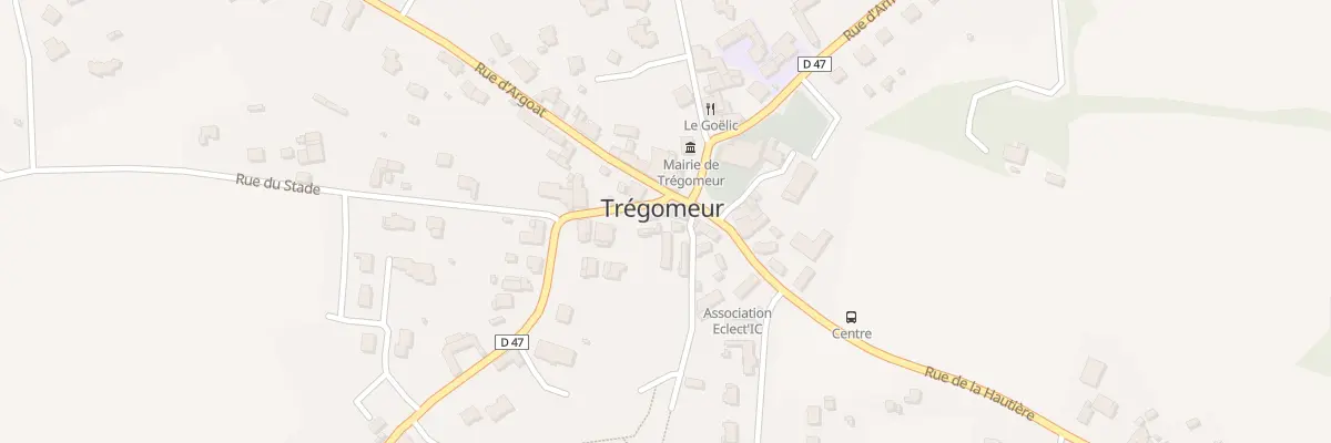 Plan du 1 Rue du Trégor à Trégomeur