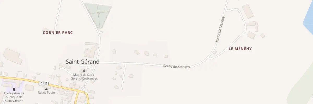 Plan du 11 Rte de Ménéhy à Saint-Gérand-Croixanvec