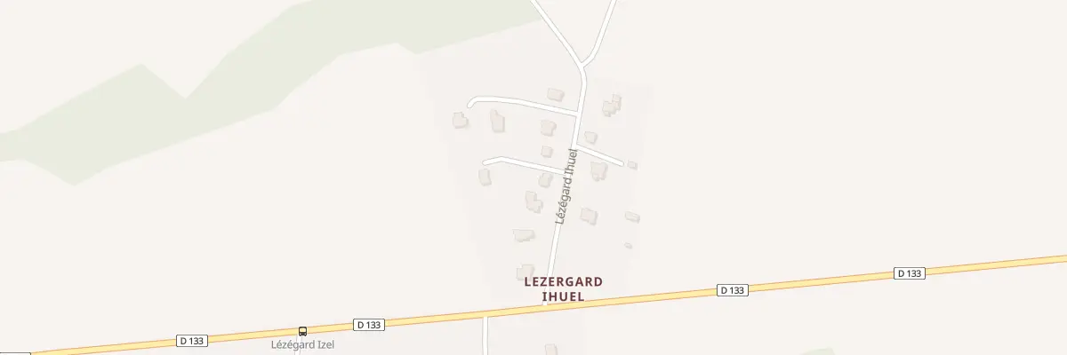 Plan du 7 Lézégard Ihuel à Plumergat